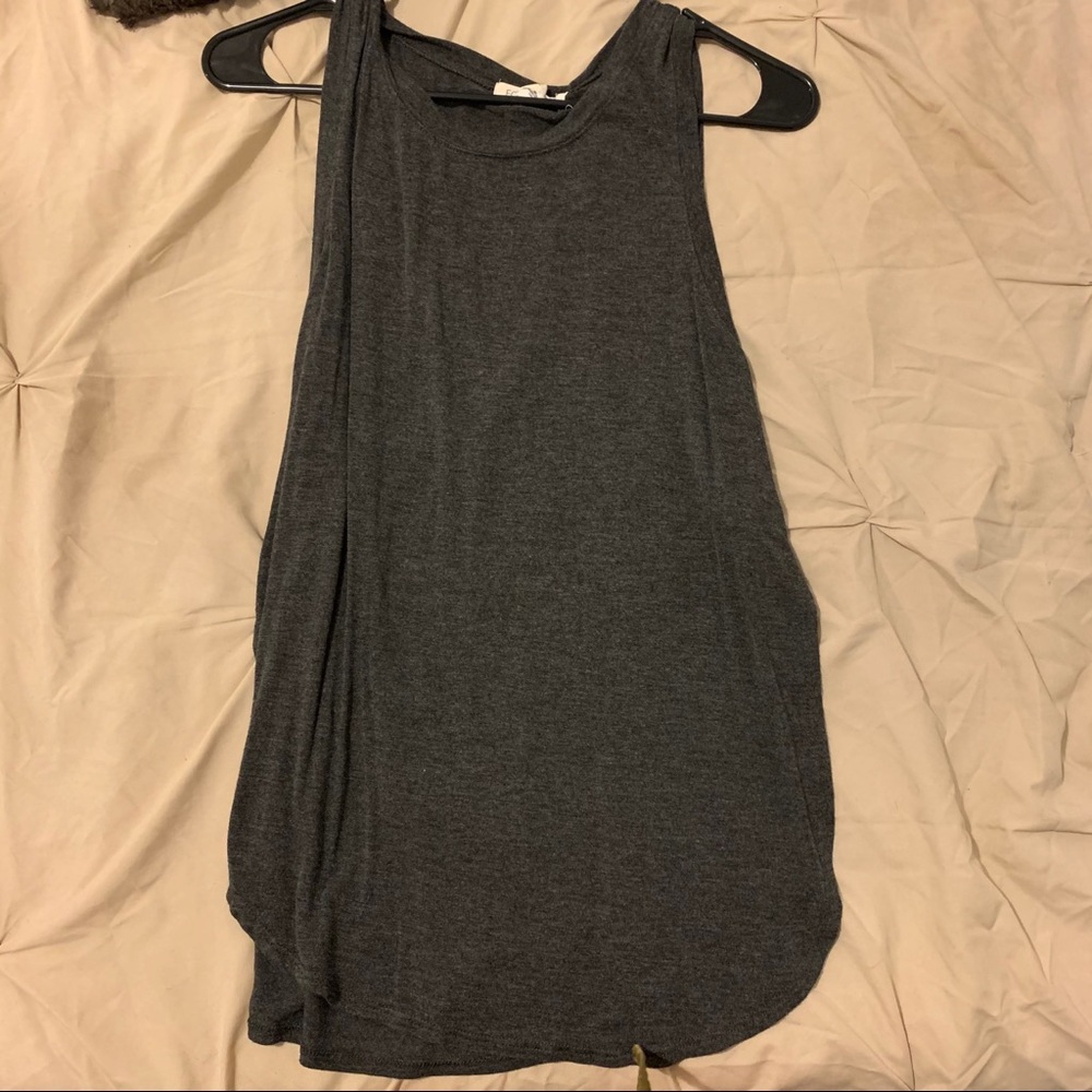 Gray basic splice tank top Size Small - Picture 2 of 2